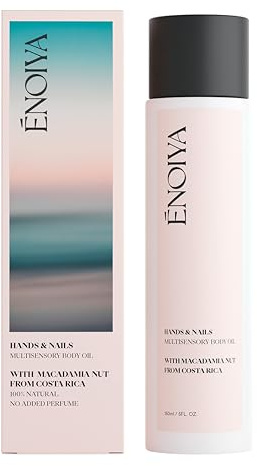 Hand- und Nagelpflegeöl 150 ml - Bekämpft Hauttrockenheit - Stärkt die Nägel - Spendet tiefe Feuchtigkeit - 100% natürlich - Mit hochwertigen ätherischen Ölen