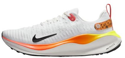 Nike Men's InfinityRN 4 Running Shoes, White/Bright Crimson/Total Orange/Black, 13 UK