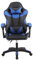 Panana Gaming Chair Ergonomic Computer Chair with Headrest Lumbar Support Height Adjustable 360° Swivel Seat Faux Leather Office Chair (Blue)