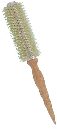 Rutschfester Griff, Runder Haarbürstenkamm aus Aluminium, Hitzestylingsicherer Metallbürstenkamm für Haare, Vielfältige Haarstyling-Bedürfnisse, Kamm mit Elastischen Borsten,