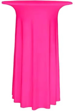 Gastro Uzal Stehtischhusse Deluxe-Stehtischhusse Luxor (Rosa, 80-85cm)