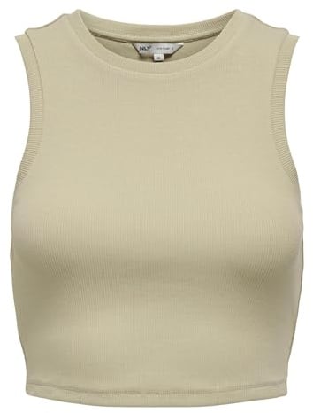 ONLY Onlvilma S/L Cropped Tank Top JRS Noos
