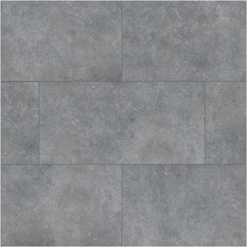 HORI Klick Hart Vinylboden aus hochwertigem SPC ohne PVC, Non Noioso, rustikale Landhausdiele, 1,736 m², XXL, Trittschalldämmung, wasserfest, für Fußbodenheizung und Feuchträume geeignet,