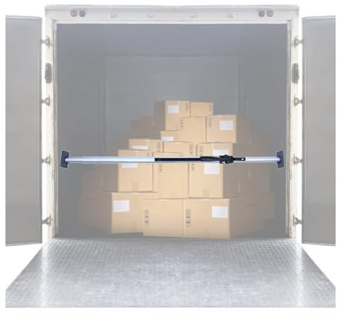 Verstellbare LKW-Bett-Lasterstange mit Ratschenmechanismus für Pickup-LKW-Bett-Trennwand und Laststangen, silberfarben, 4 Stück, 200 x 238 cm