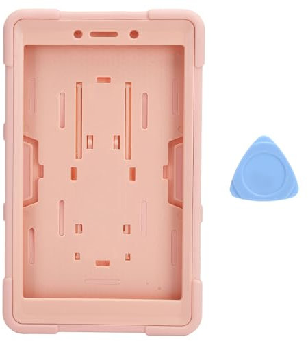 MtlaVishy Tab Una Tableta con luz Suave Diseño de Manos gratuitas de múltiples Colores para Ver Series de televisión Mientras realiza tareas domésticas y Protege su Dispositivo (Rosa)