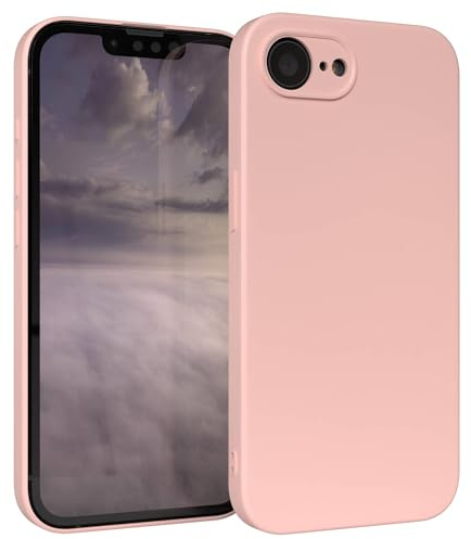 EAZY CASE - Silikonhülle für iPhone 16e Hülle Silikon Case Rosa weich stoßfeste Handyhülle Schutzhülle mit Kameraschutz Dünn Premium Schutz Cover TPU Phone Bumper in Pastell Altrosa Matt
