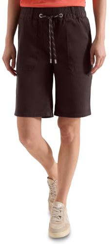 Cecil Straight Leg Shorts Brown Cacao S