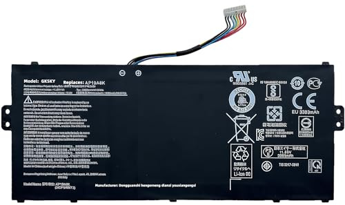 40.22Wh AP19A8K Batterie Replace pour Acer pour Chromebook Spin 311 CP311 CP311-1H CP311-2H CP311-1H-C1FS CP311-1H-C5PN CP311-1HN-C2DV CP311-2H-C679 CP311-2H-C7QD CP311-2H-C3KA Spin 511 Haute