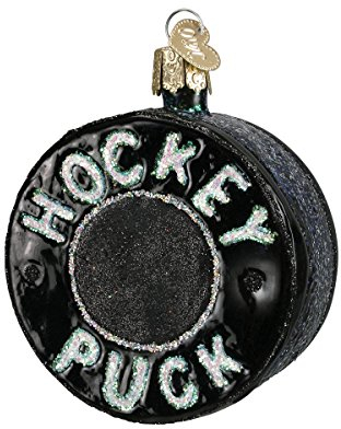 Old World Christmas Ornamente: Hockey-Puck Glas geblasene Ornamente für Weihnachtsbaum (44048)