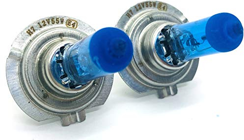 INION 2 x H7 12v 55w PX26d Super Star Edition Birne Halogen Autolampen DUO/SET / 2 Stueck XENON LOOK WHITE WEISS - Long Life