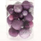 WeRChristmas Shatterproof Deluxe Christmas Tree Baubles,Plastic, 50-Piece - Purple/Pink/Silver