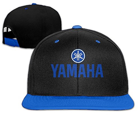 Hittings Yamaha Logo Snapback Adjustable Hip Hop Baseball Cap/Hat for Unisex Royal Blue