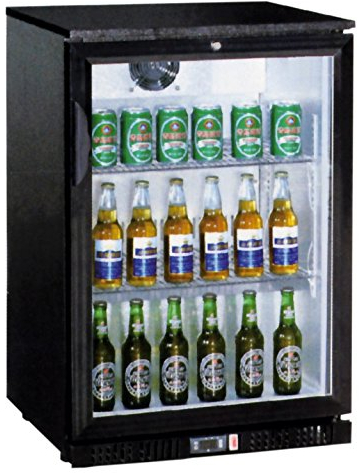 Glacette, 138 litri, 600 X 520 X 900 mm, con porta in vetro,