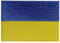 Ukraine Flagge Bestickter Ukrainisch Aufnäher zum Aufbügeln/Annähen