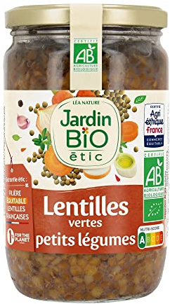 Jardin BiO étic - Lentilles Cuisinées aux Petits Légumes 660 g