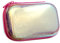ZIPIT Metallic Federmäppchen für Mädchen | Großes Mäppchen für Schule und Büro | Etui mit Organizer | Federmappe Silber
