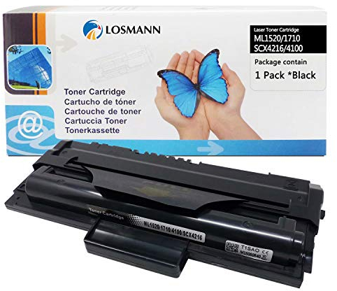 LOSMANN 1x Toner Kompatibel für Samsung ML1520 ML1710 SCX4100 SCX4216 für Samsung ML1410 ML1500 B ML1510 P ML1515 ML1520P ML1700 ML1710 PD B D P ML1720 ML1730 ML1740 ML1745 ML1750 G ML1755 ML1757