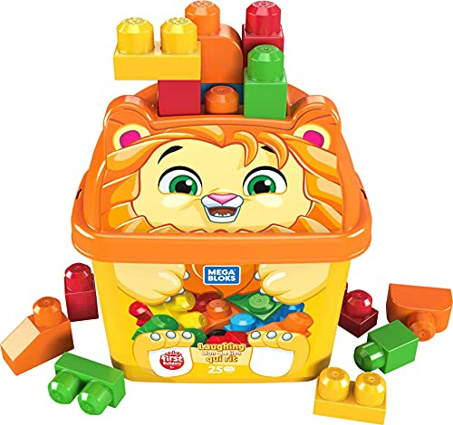 Mega Bloks GPG20 - Mega Bloks Löwe Bausteinbox (25 Teile), Spielzeug ab 1 Jahr
