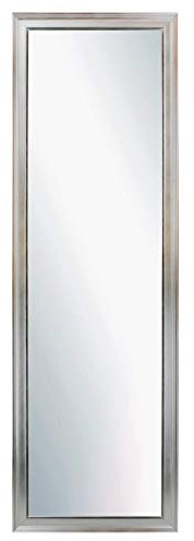 CHELY INTERMARKET, Espejo de Pared Cuerpo Entero Medidas 35X140 cm (42,50x147,50cm) Plateado/Mod-155, Ideal para peluquerías, Comedor, Dormitorio y oficinas. Fabricado en España. Material Madera.