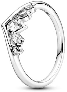 PANDORA Ring Wishbone Sterling silverZirkonia Größe: 56
