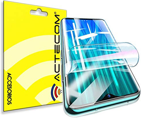 actecom Protector de Pantalla TPU Hidrogel compatible con HUAWEI Mate 20 Flexible Membrana Lámina Protectora Cubierta Protectora
