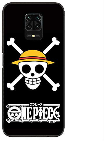 Cokitec - Carcasa para Xiaomi Redmi Note 9S / 9 Pro Manga One Piece Cabeza de Muerte