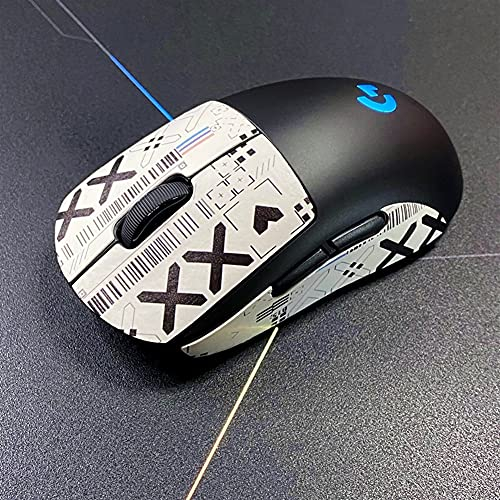 Maus-Eidechse-Skins Rutschfeste Sauger Sweat-Aufkleber Griffe Slatine für Logitech G Pro Wireless G Pro X Superlight Gaming Maus Multiple Farbe Griffband Set ( Color : 4 , Model : G PRO X SUPERLIGHT )