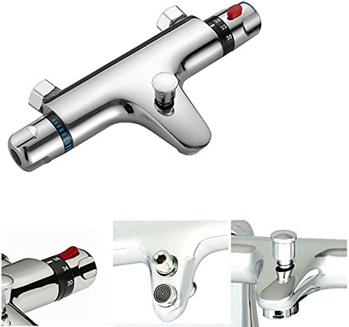 Bathtub Faucet Thermostatic Shower Faucets Bathroom Thermostatic Mixer Bathroom Thermostat Bathtub Faucet Mixers Valve Anti Scald Tap Constant Temperature Hot Cold Water Mixer