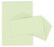 Briefpapier-Set Briefpapier mit Umschlag grün Briefbogen einfarbiges Papier selbstklebende Umschlag Briefe Einladungen (10 Blätter + 10 Umschläge)
