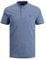 Jack & Jones Homme Jjepaulos Mao Noos Polo, Bleu de Cobalt Clair, XS EU