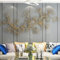 Metall Wanddekoration, Moderne Dreidimensionale Wanddeko Ginkgo Blatt Schmiedeeisen Wandhänger Dekoration Hintergrund Wand Kunstdekor für Wohnzimmer Schlafzimmer