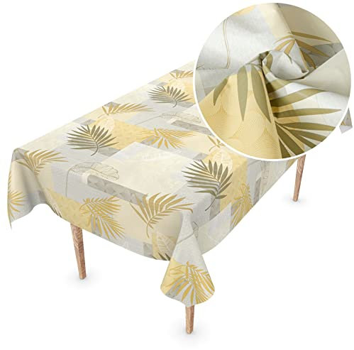 Wachstuchtischdecke Wachstischdecke Meterware Wachstuch abwaschbare Tischdecke PVC frei 160 x 137cm Schnittkante Lina