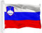 G128 Slowenien-Flagge | 90 x 150 cm | LiteWeave Pro Serie bedruckt 150D Polyester | Länderflagge, für drinnen und draußen, lebendige Farben, Messingösen, dicker und langlebiger als 100D 75D Polyester