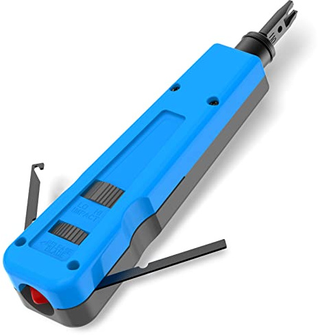 LEENUE Punch Down Tool, Ethernet Keystone Punch Tool, 110/66 Blades