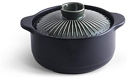 Healthy Cookware Faitout rond en céramique avec couvercle en céramique Compatible avec tous les fours sauf induction Vert 3 l Esthétique et pratique