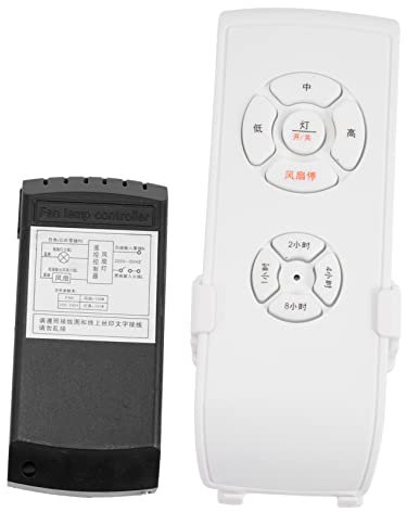 OATIPHO Remote Control Fan Light Kit Ceiling Fan Replacement Remote 4 Hour Timer 3 Speeds Sturdy Construction