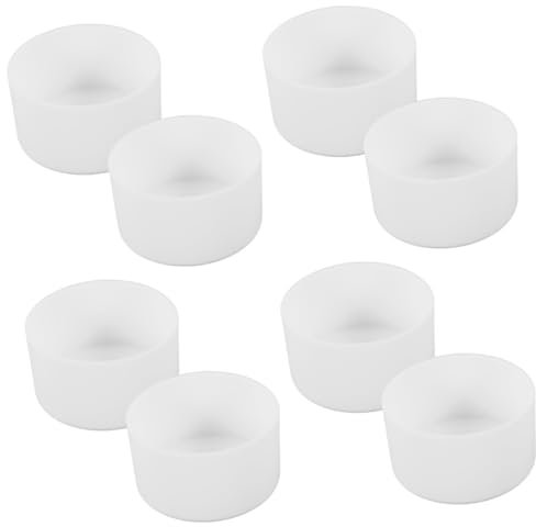 ABOOFAN 4sets Silicone Boot for Water Bottle Bottoms for Tumblers Protects from Scratches and Noise Easy to Install and Clean 2pcs*4