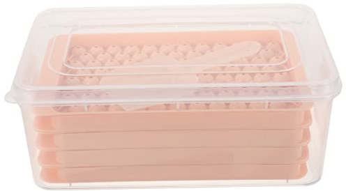 KICHOUSE 1juego Cubitera De Hielo Redonda Con Tapa y Molde Para Cubitos De Hielo Diseño Adorable Para Bebidas Frías y Cócteles Congelador