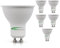 Bell Lighting GU10 LED Bulbs – 350 lm Warm White 2700K – 4.4 Watts Beam Angle 38° Spotlight Bulb – 220-240 Volts Non-Dimmable Energy Saving LED Bulb – Pack of 5