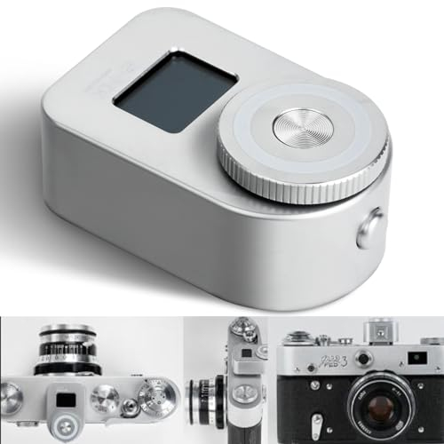 AstrHori XH-2 Kamera-Belichtungsmesser, fotografischer Belichtungsmesser, Anzeigebildschirm 0,66 OLED-Display eingebauter Lithium-Akku mit 80 mAh (Silber)