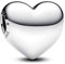 PANDORA Moments Be Love Gravierbares großes Herz Charm aus Sterling Silber, Kompatibel Moments Armbänder, 793440C00