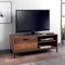 Tromso TV Unit suitable for storing gaming consoles and television boxes, like Sky and Virgin.- Black