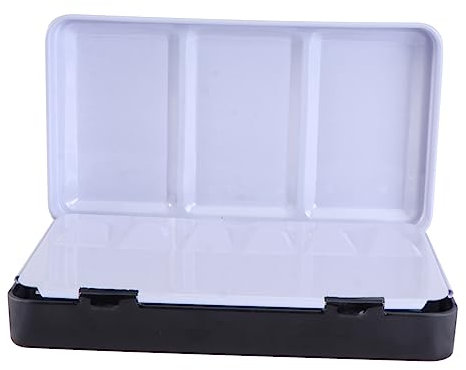 KONTONTY 1 Satz Leere Aquarell-aufbewahrungstabletts Kompakter Farbkasten Für Schule Und Familie Robust Und Tragbar