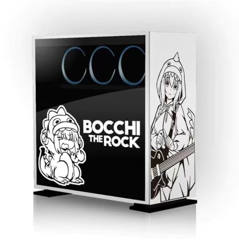 Xinchangda Bocchi The Rock Anime Stickers for PC Case,Goto Hitori/Kita Ikuyo Classic Cartoon Decor Decals Sticker for Computer