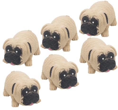 VICASKY Hundespielzeug Snoop 6st Mops Stressabbau Spielen Dehnbares Spielzeug Für Hunde Quetschspielzeug Für Halloween Interaktives Spielzeug Interactive Toys Spielzeug Welpe Spielzeug Zum Stressabbau