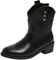 Generico Stivaletti Estivi Donna Stivaletti Antipioggia Stivali da Cowboy Occidentali con Tacco Spesso, Comodi, con Cuciture, Stile retrò, Versatili, da Donna, Scarpe Impermeabili (Black, 38)