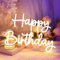 YALLOVE 17.7 x 12.6 Inch Happy Birthday LED Neon Sign, White, Acrylic, Adjustable Brightness, Battery Operated, Indoor Use, Perfect for Parties & Home Decor