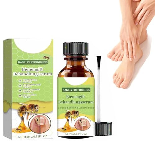 Sérum pour ongles au venin d'abeille, sérum de traitement pour la défense des ongles, sérum de croissance et de réparation des ongles, réparation et croissance des ongles