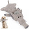 Unzerstörbares Hundespielzeug von Bella Balu – Indestructible Quality for Strong Beiber Dog Toy, Reinigt Zähne & Mit Sound – Ideal für Starke Kauer (Grau)