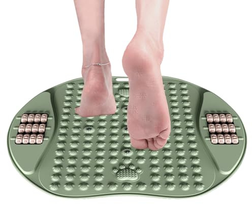 Fingerpress-Fußmassagebrett, Fußdruckpunktmatte, Massage-Pad, Druckstimulator, schnelle und einfache Einrichtung, vielseitige Fitness-Unterstützung, farbig für Liebhaber, Freunde, Kollegen